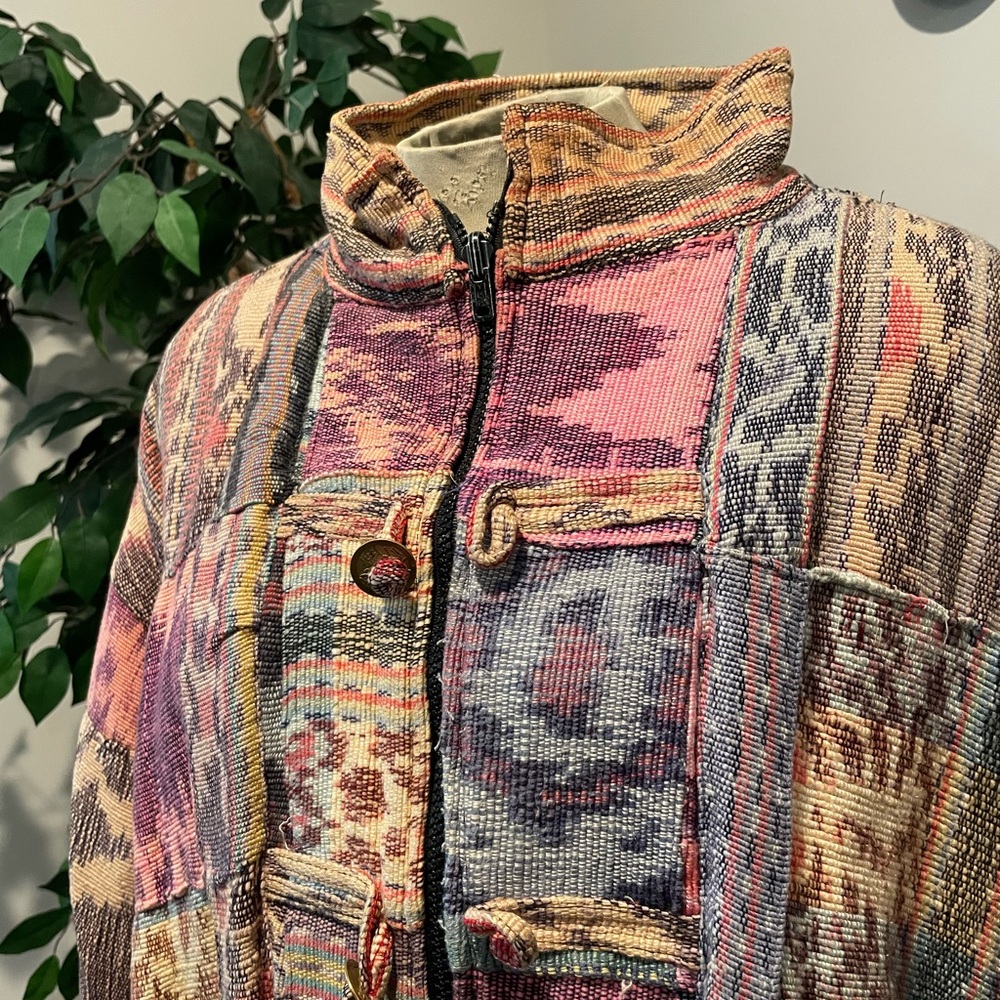 Multicolor Patchwork Jacket - image 2